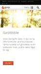 Mobile Screenshot of garp.se